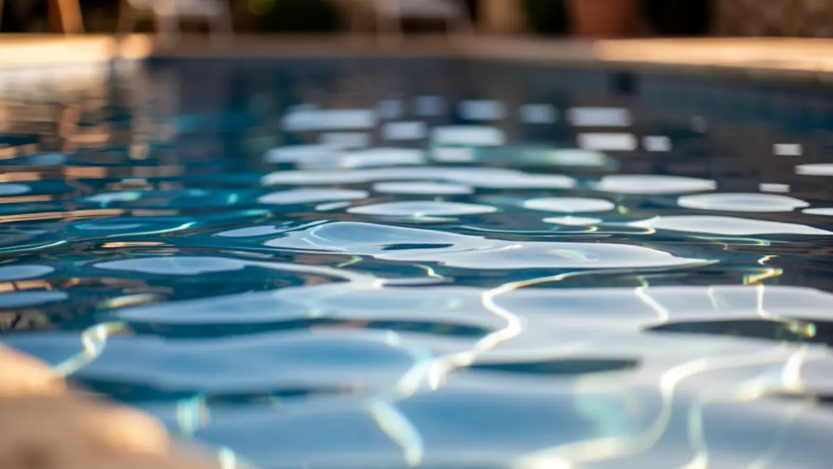 Generic image of swimming pool water.