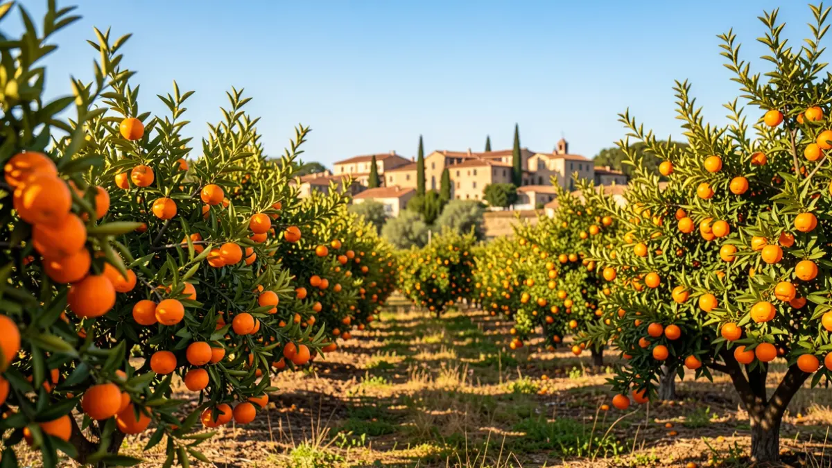 Imagen genérica de naranjos en un campo valenciano.