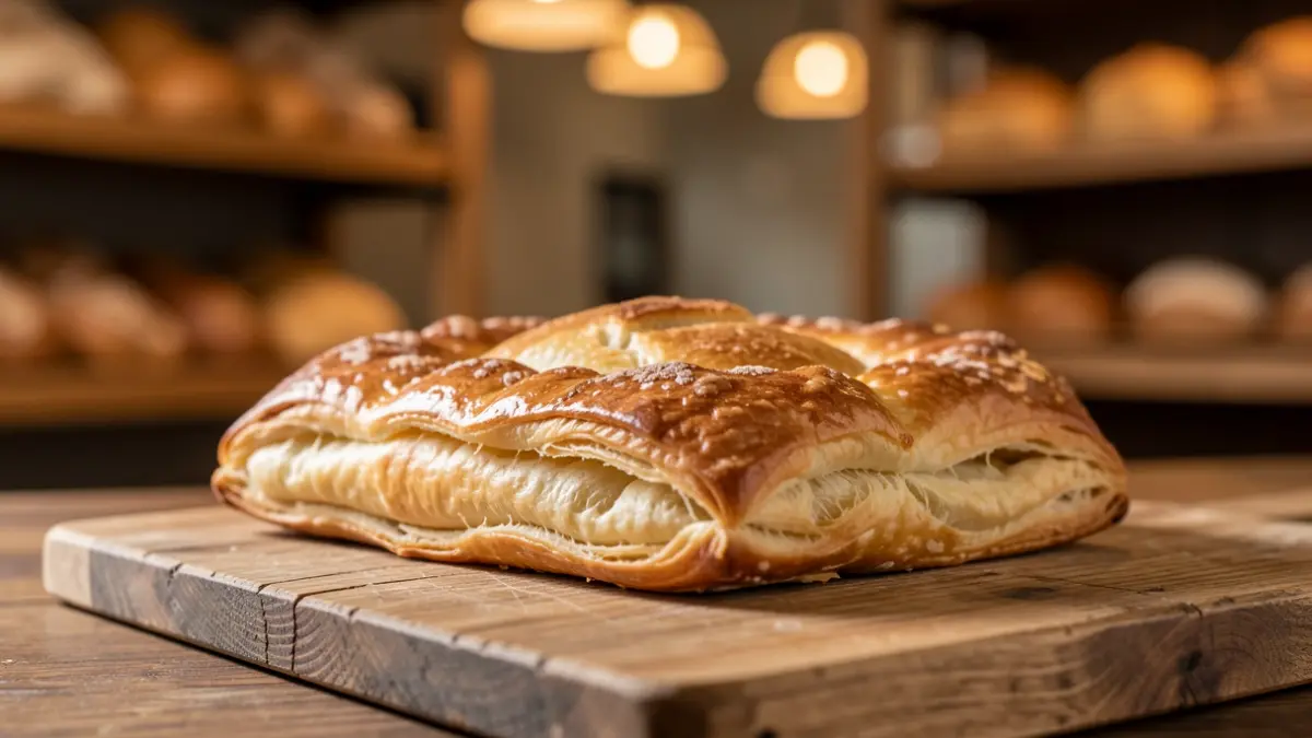 Generic image of a traditional Onda pastry on a bakery table.