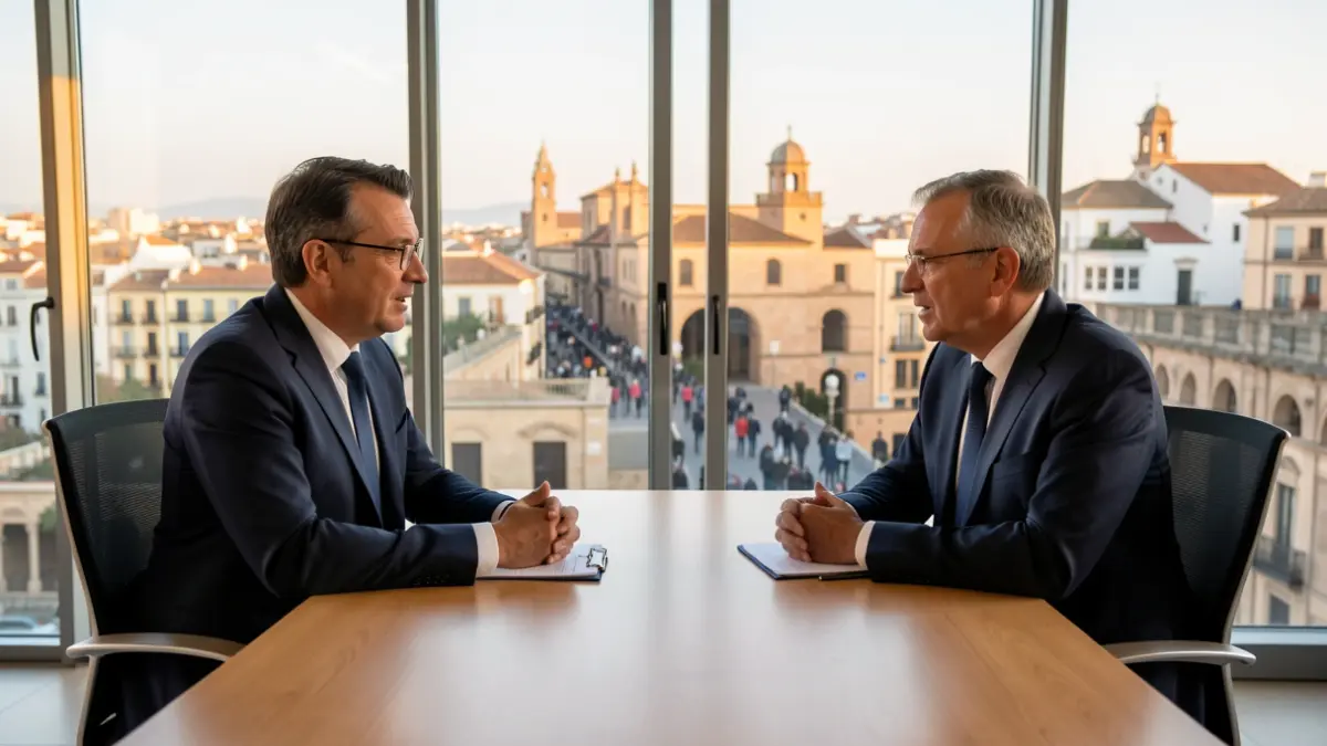 Generic image of politicians meeting in Valencia.
