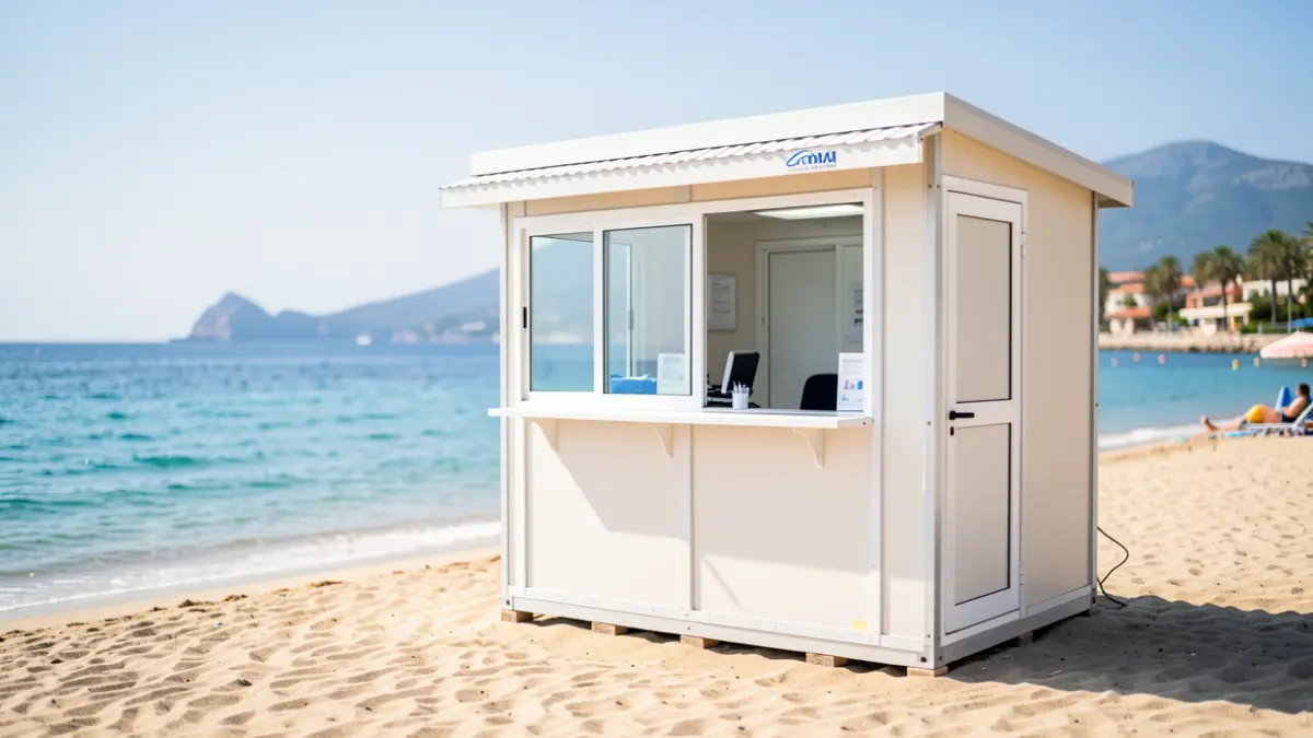 Imagen genérica de un consultorio auxiliar de playa durante el verano.