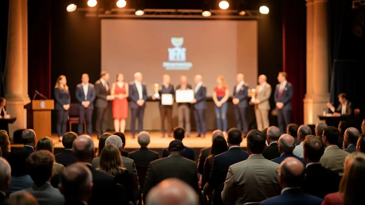 Generic image of a sports gala.