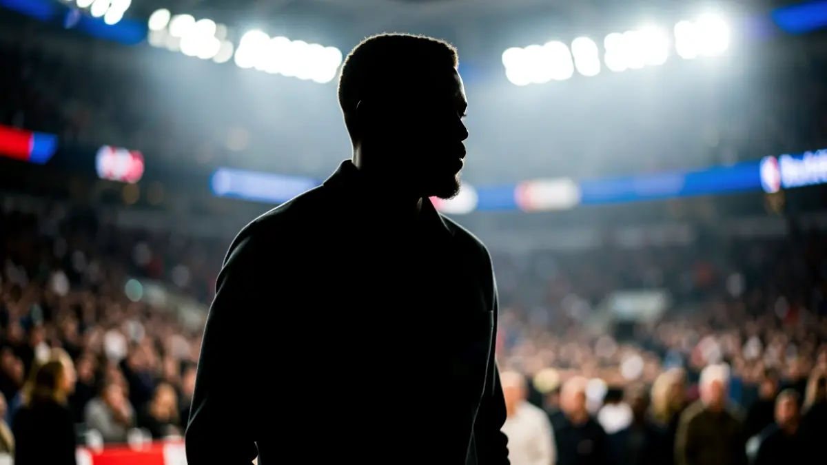 Imatge genèrica d'un jugador de bàsquet en un estadi NBA.