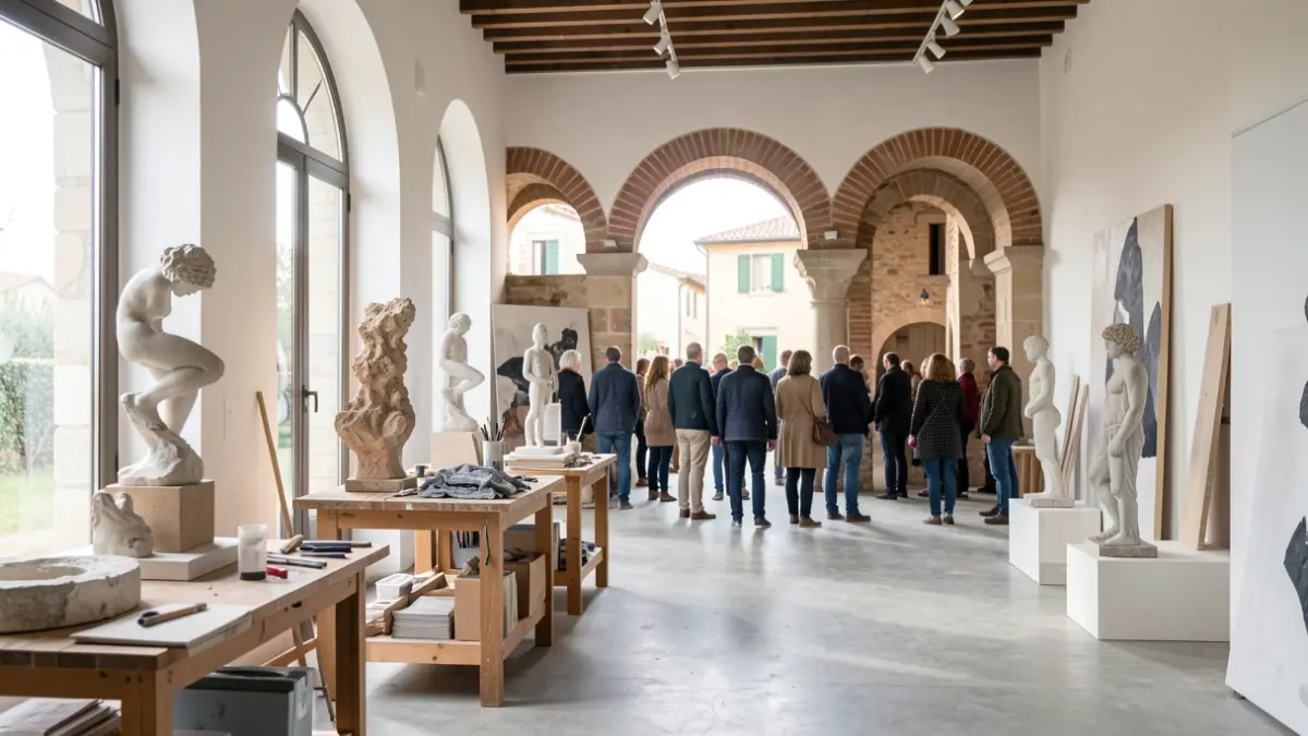 Generic image of an artist's workshop.