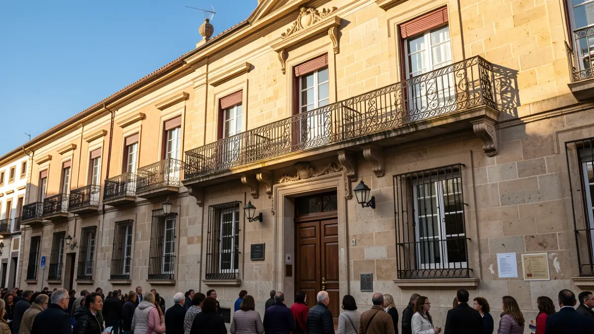Generic image of a Valencian town hall facade.