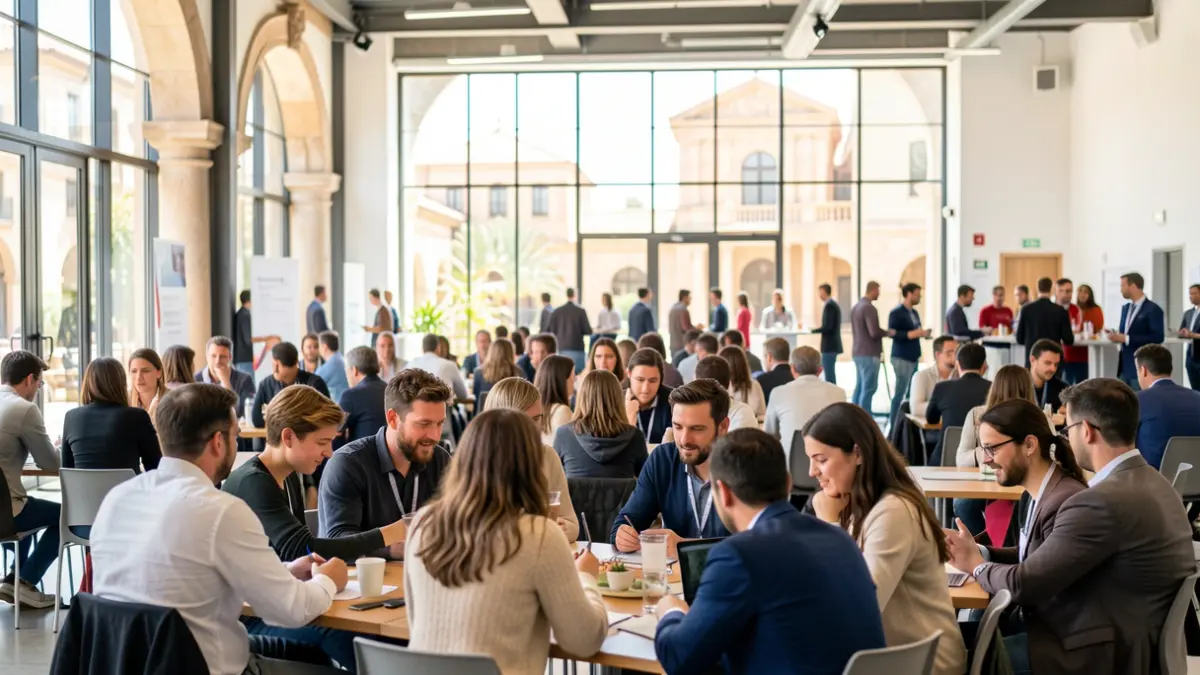 Imatge genèrica d'un esdeveniment d'emprenedoria a València.