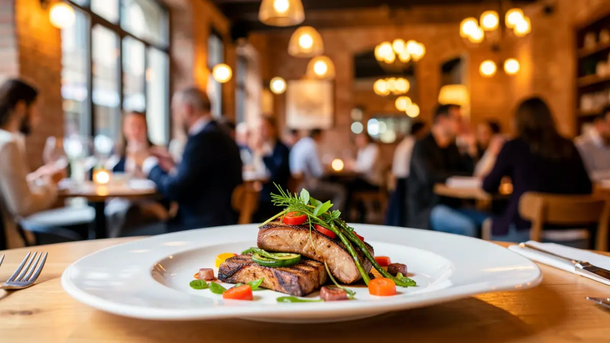 Imatge d'un plat gastronòmic creat per The Fitzgerald i Ricard Camarena.