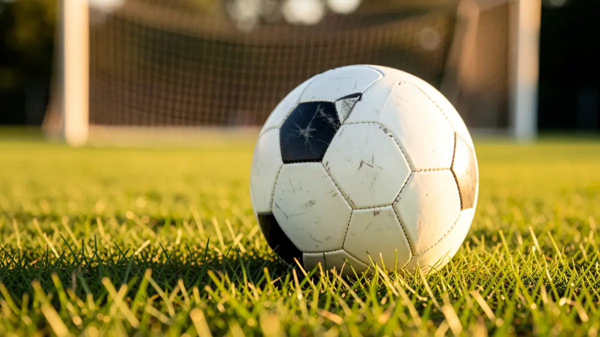 Imatge genèrica d'una pilota de futbol sobre gespa.