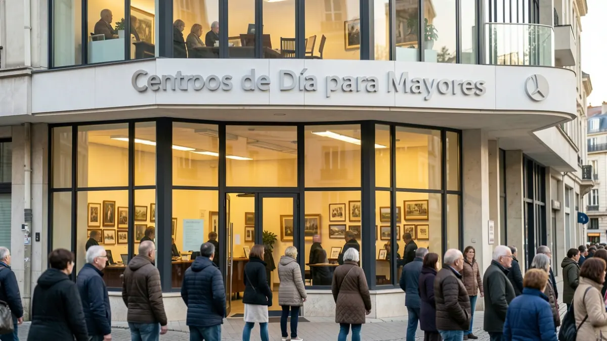 Imagen genérica de un centro de día para personas mayores.