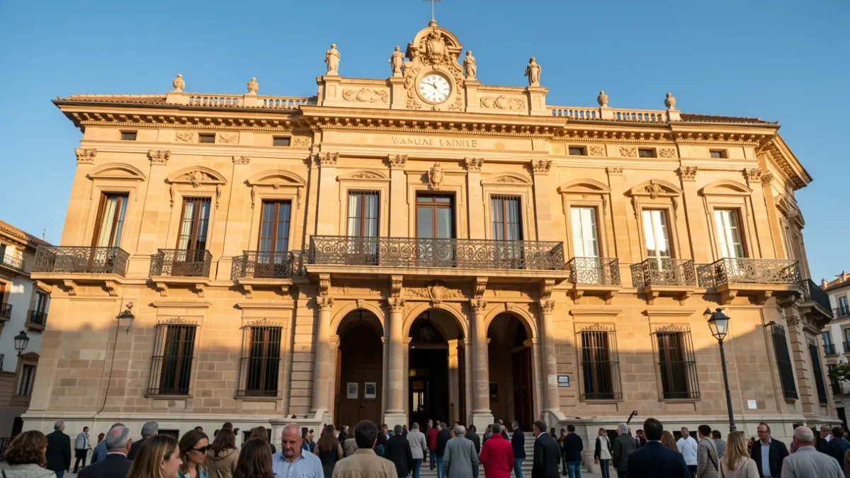 Imatge genèrica de la façana de l'Ajuntament de València.