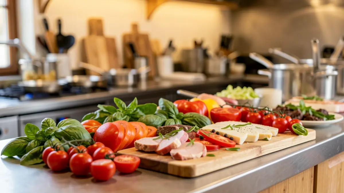 Imagen genérica de una cocina profesional en un evento gastronómico.