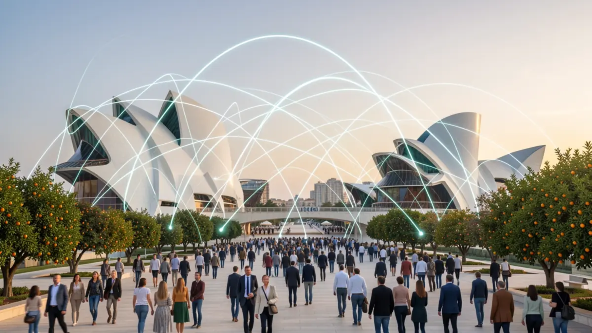 Imatge genèrica d'innovació i connectivitat en un entorn mediterrani.