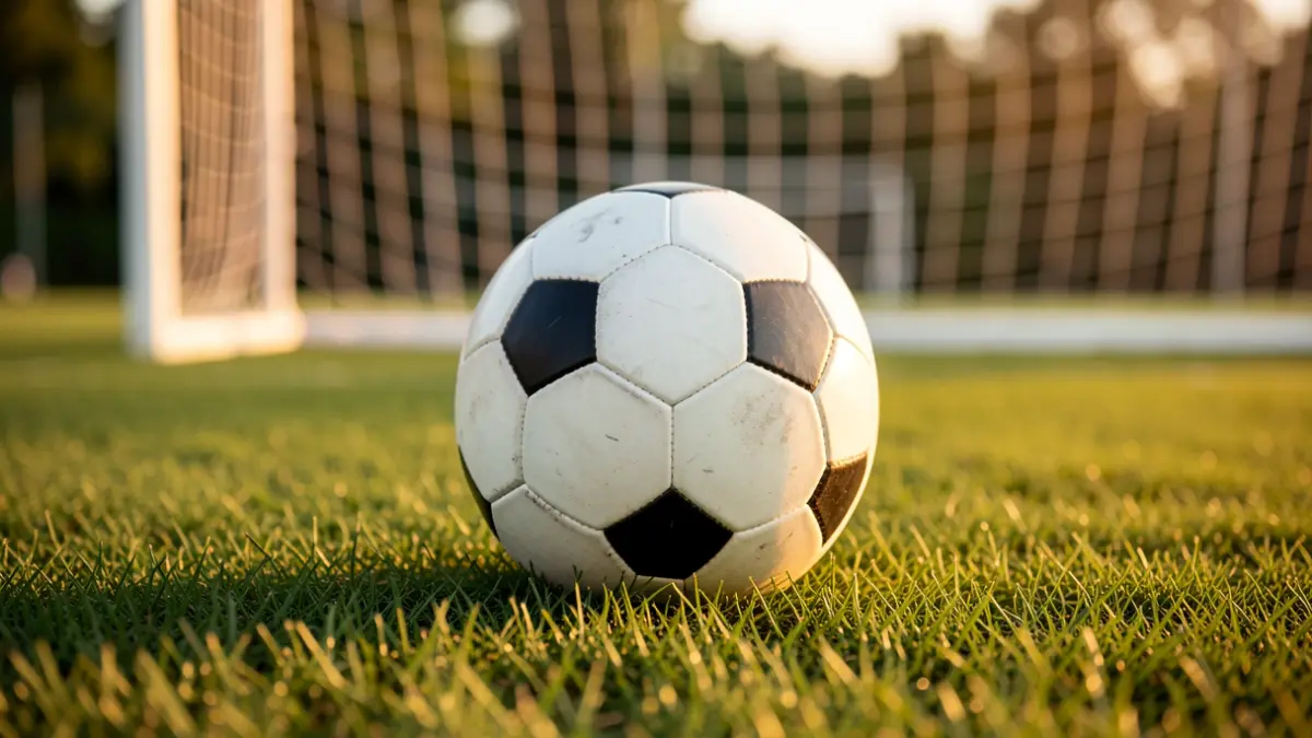 Imagen genérica de un balón de fútbol sobre césped.