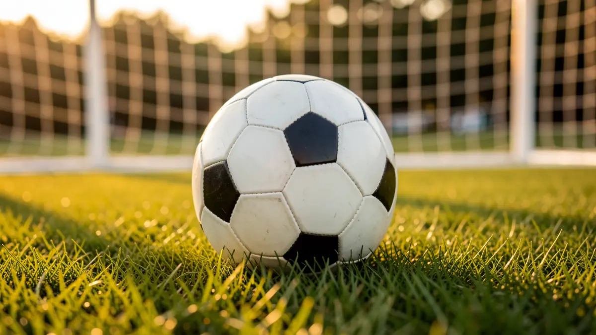 Imagen genérica de un balón de fútbol sobre césped.