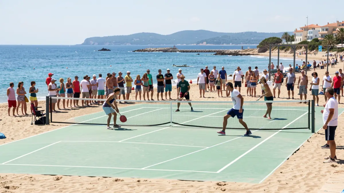 Imagen genérica de una pista de tenis playa en Benicàssim.