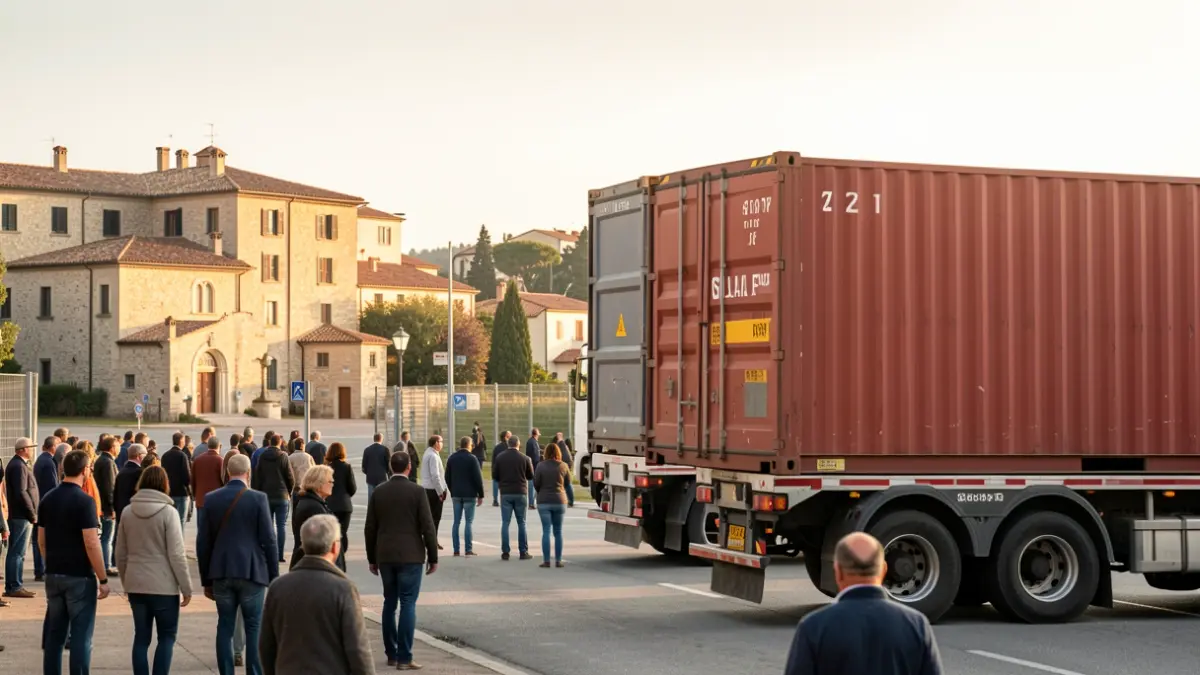Imatge genèrica d'un enviament de càrrega solidària.