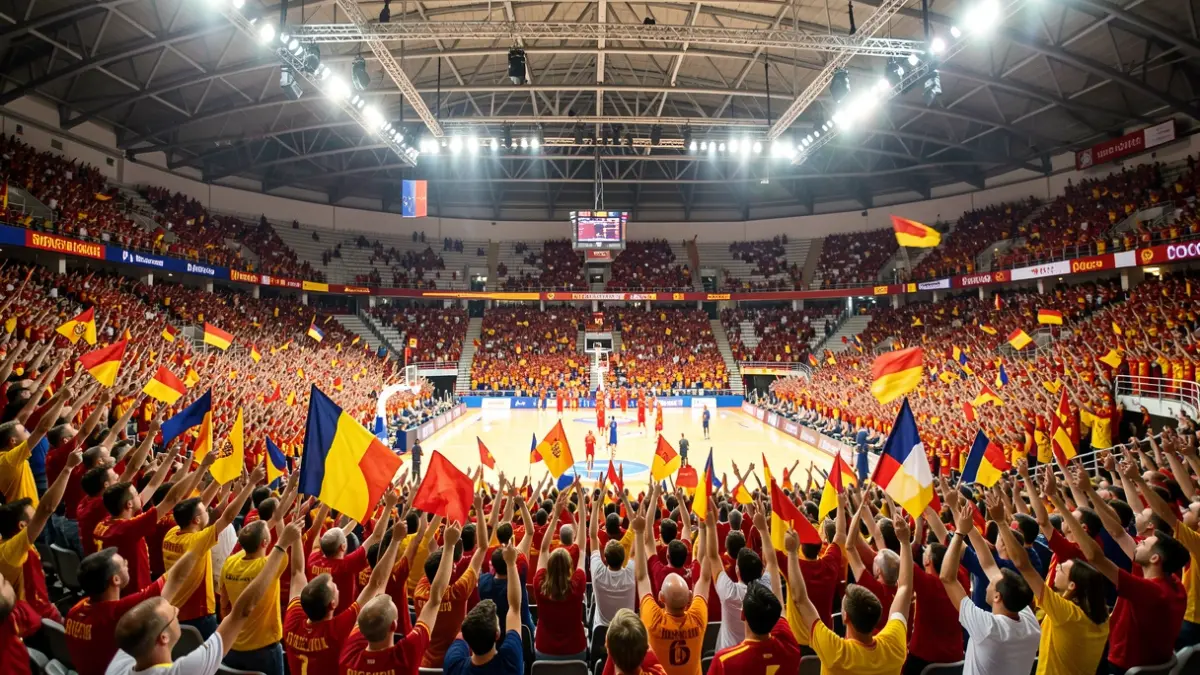 Imatge genèrica de l'interior del Roig Arena ple d'aficionats animant durant un partit.