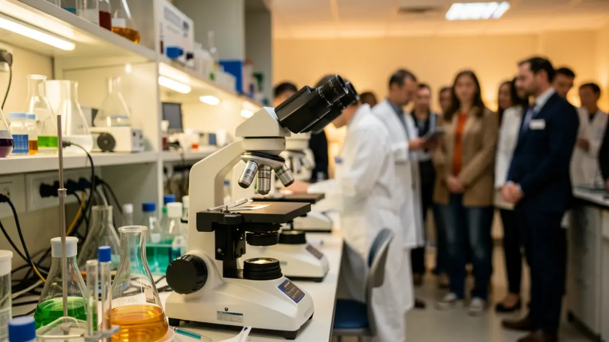 Generic image of a medical research laboratory.