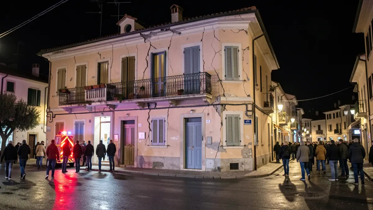 Imatge d'un edifici amb esquerdes a Benetússer.