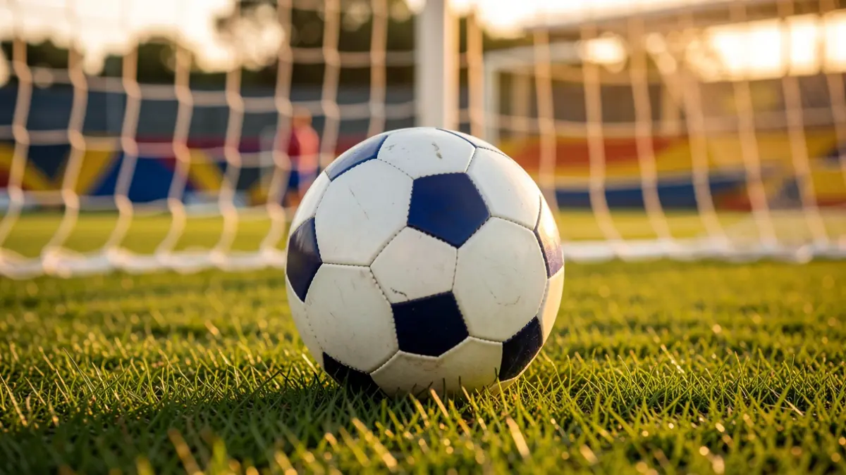 Imagen genérica de un balón de fútbol sobre césped.
