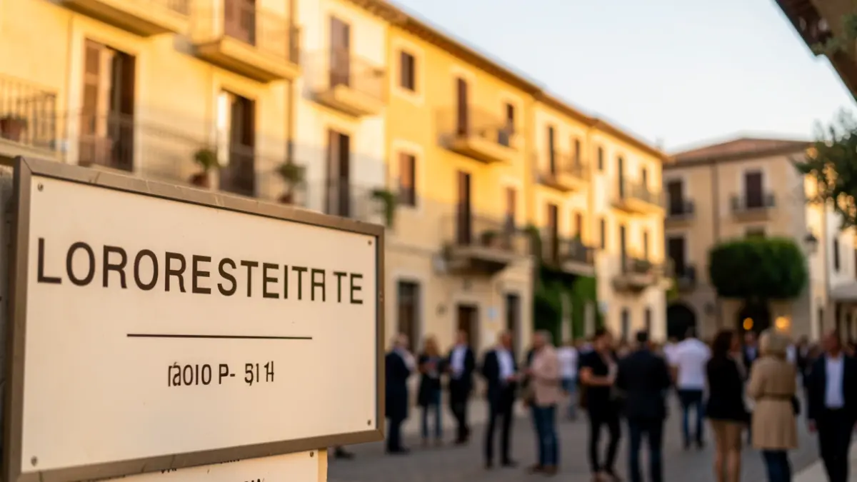 Generic image of a real estate sign in front of a building.