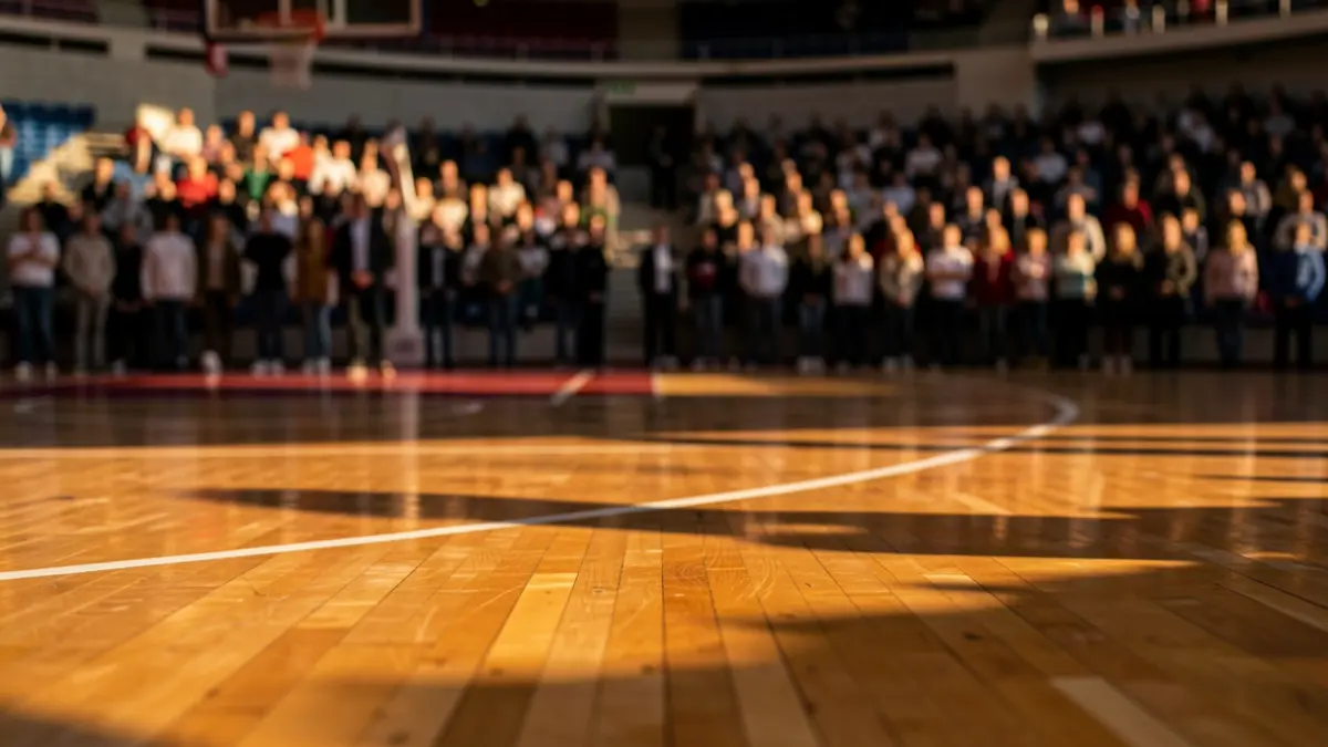 Imagen genérica de una cancha de baloncesto.