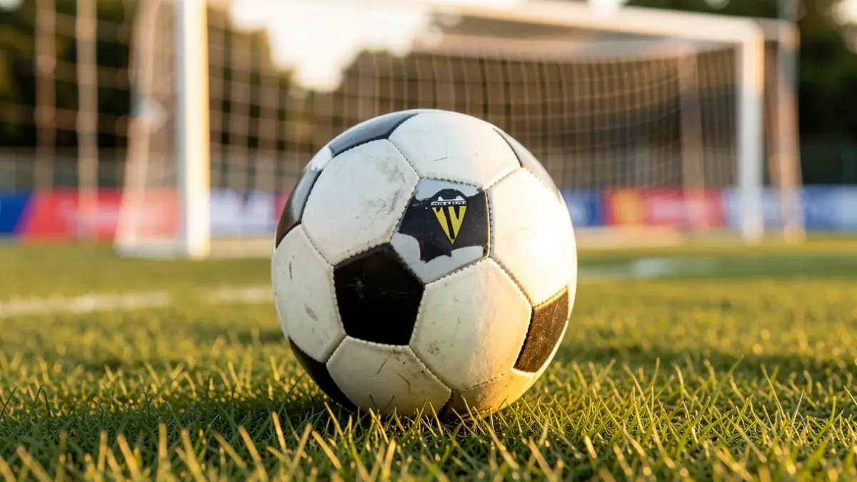 Imatge genèrica d'una pilota de futbol sobre gespa.