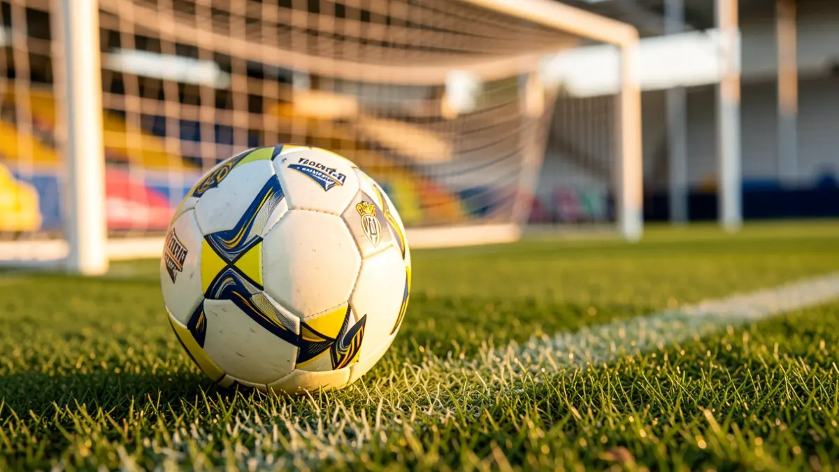 Imatge genèrica d'una pilota de futbol sobre gespa.