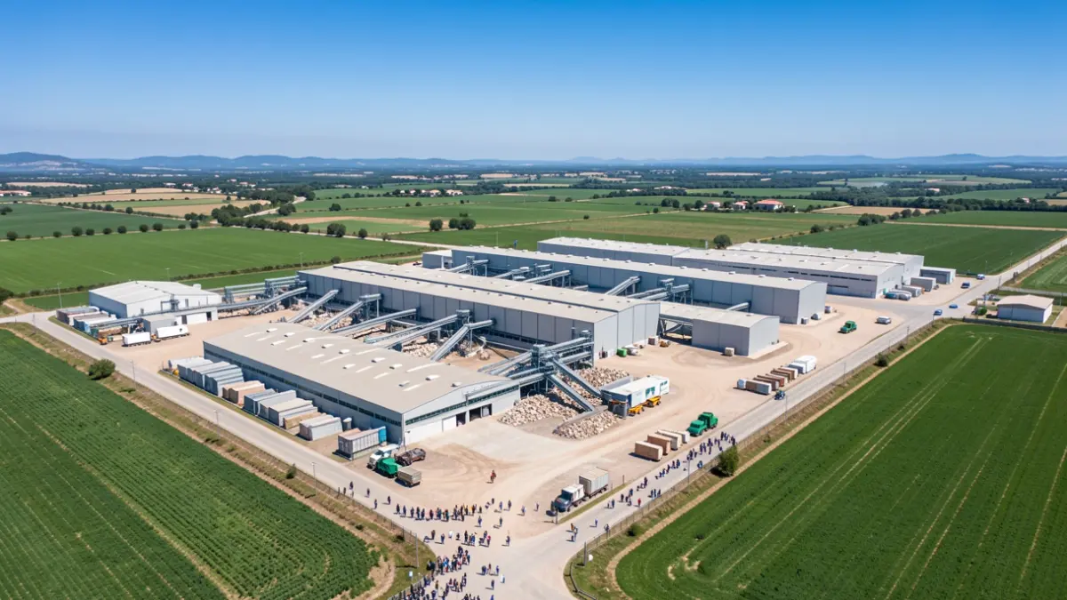Generic image of a waste management plant in the Valencian Community.