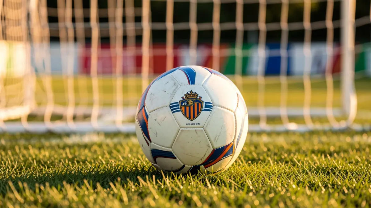 Imatge genèrica d'una pilota de futbol sobre gespa.