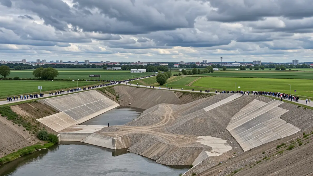 Imagen genérica de infraestructuras para la gestión del agua.