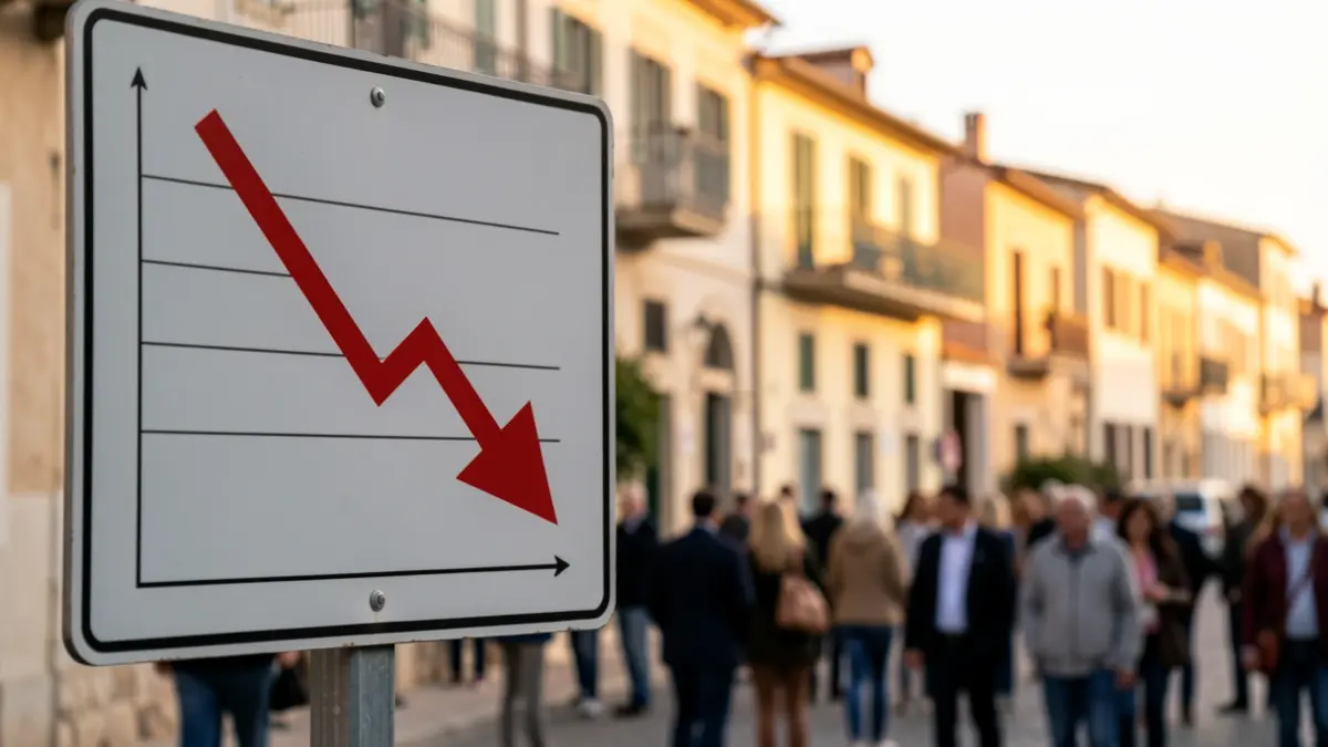 Generic image of a housing sales graph in the Valencian Community.