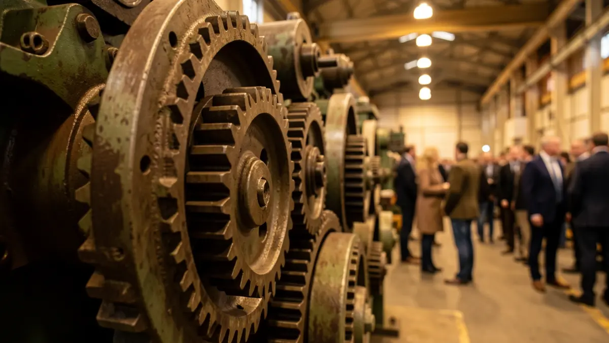 Generic image of industrial machinery in a factory.