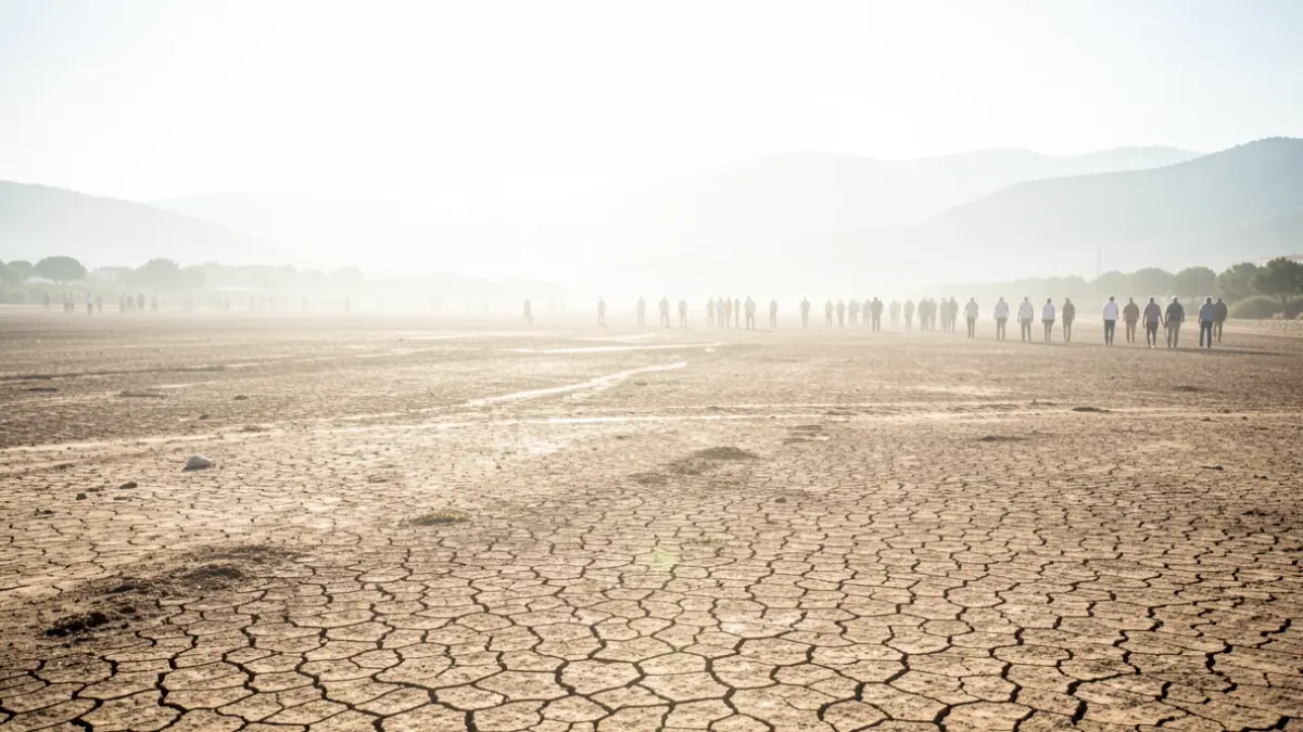 Imagen genérica de un paisaje seco y soleado durante una ola de calor.