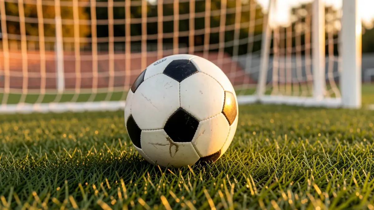 Imagen genérica de un balón de fútbol sala sobre la pista.