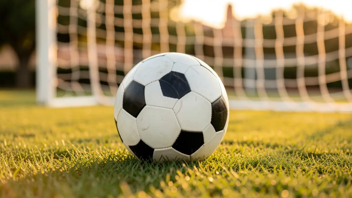 Imatge genèrica d'una pilota de futbol sobre gespa.