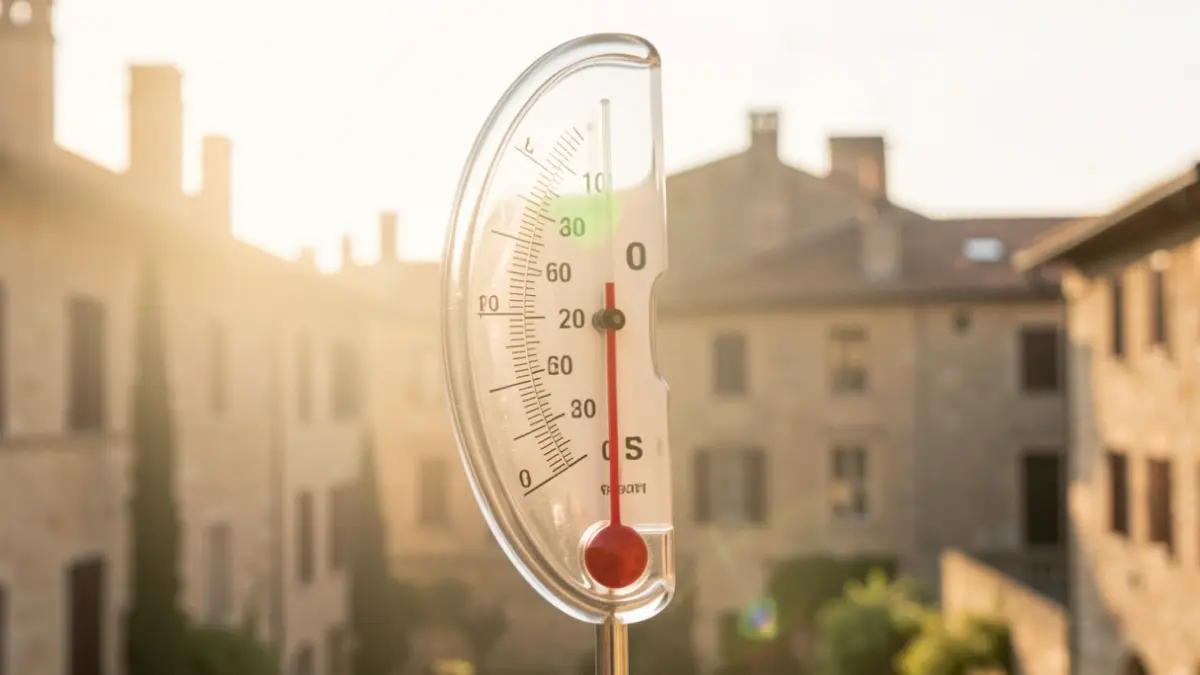Generic image of extreme temperatures in the Valencian Community.