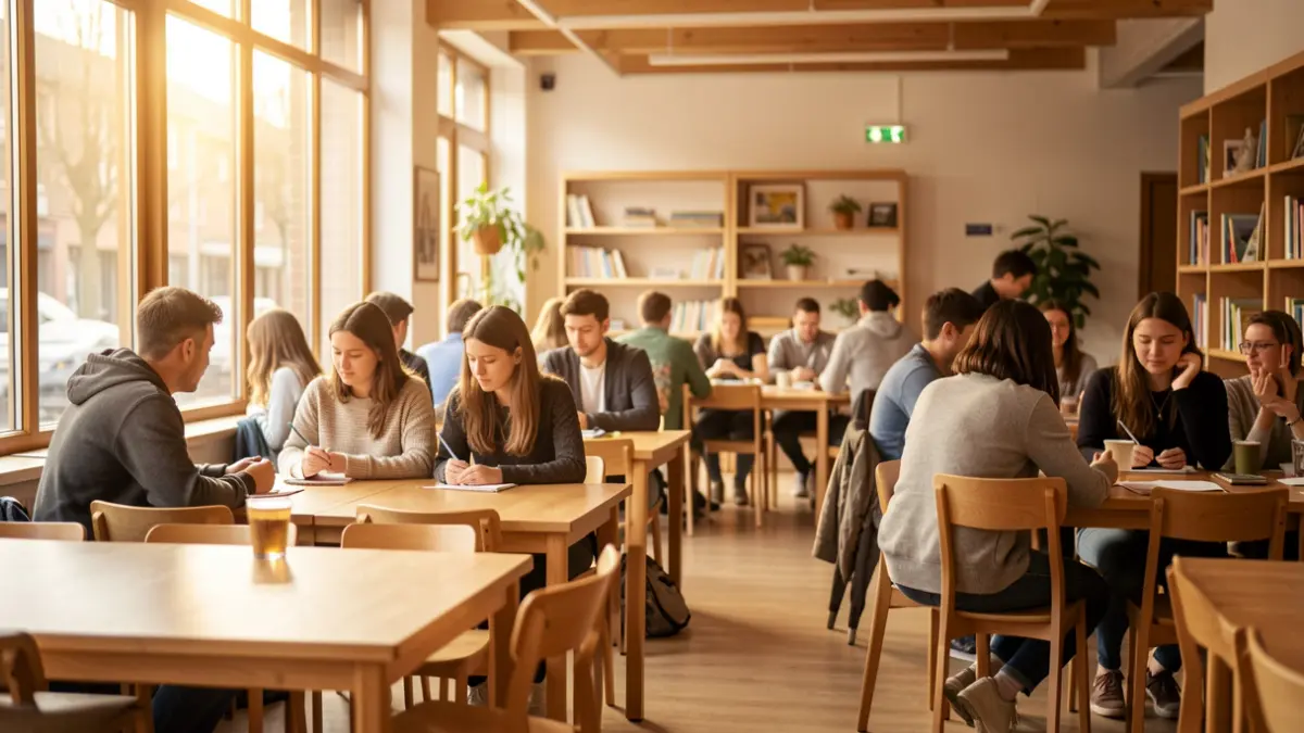 Generic image of a youth center with a cozy and bright atmosphere.