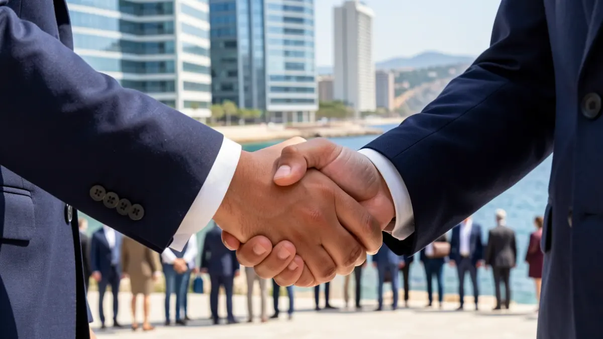Imatge genèrica de col·laboració empresarial a Alacant.