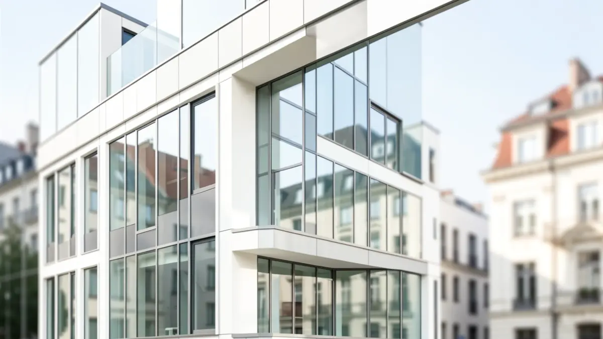 Imatge genèrica d'un edifici d'oficines on es gestionen tràmits municipals.