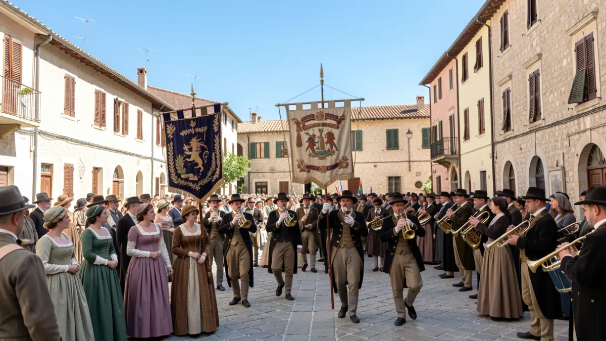 Generic image of a historical civic procession in the Valencian Community.