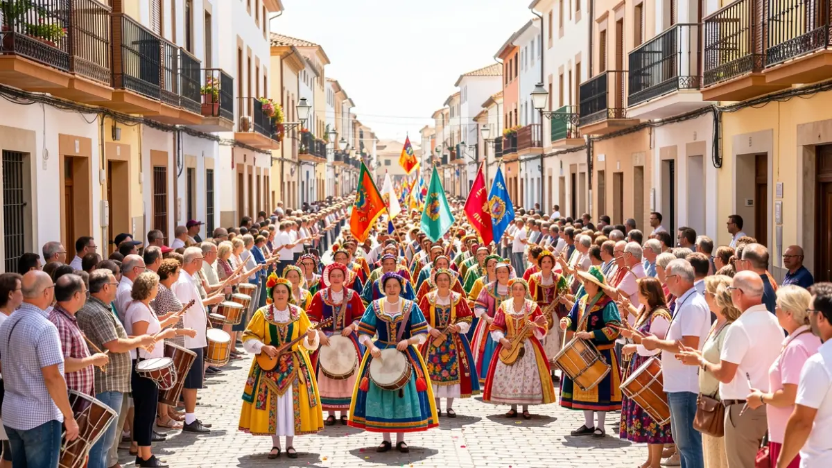 Imagen genérica de un desfile de Moros y Cristianos en Torrent.