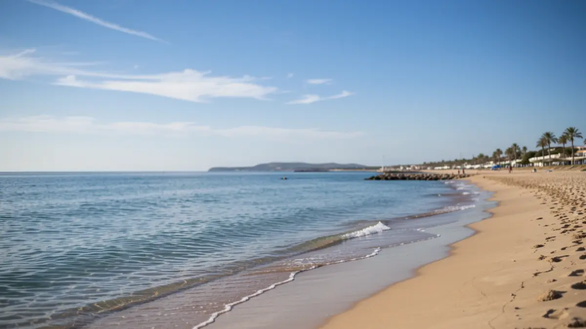 Imatge genèrica de la platja de Los Náufragos a Torrevieja.