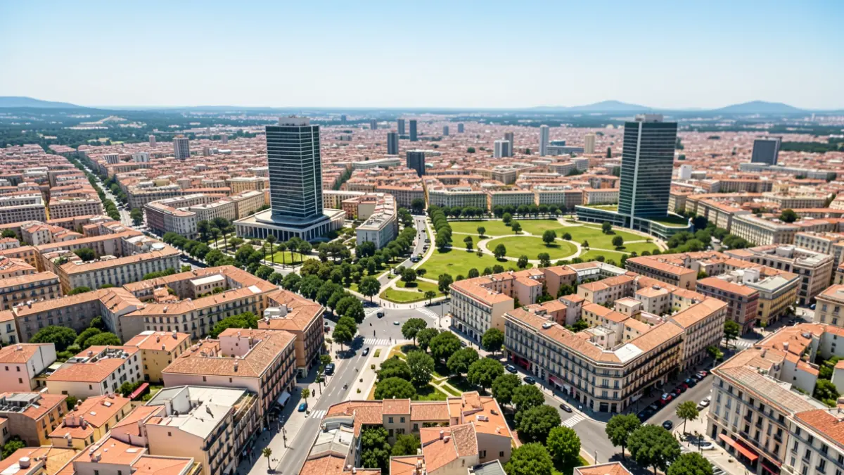 Imatge genèrica de la projecció urbanística d'una ciutat mediterrània amb edificis d'altura.