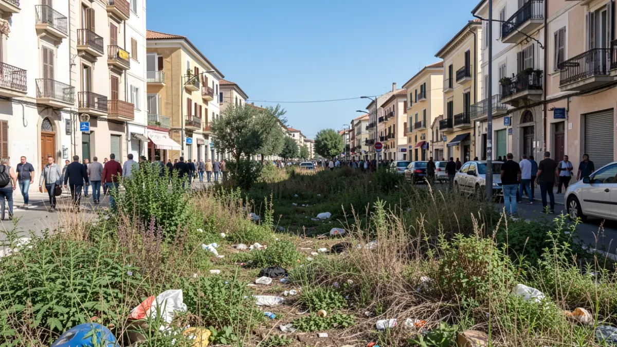 Imatge genèrica de solars abandonats en una zona urbana.