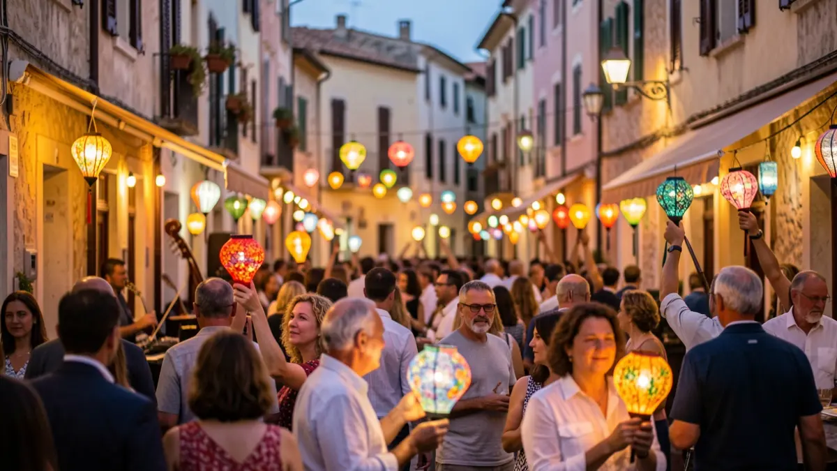Generic image of a festive night with handcrafted lanterns.