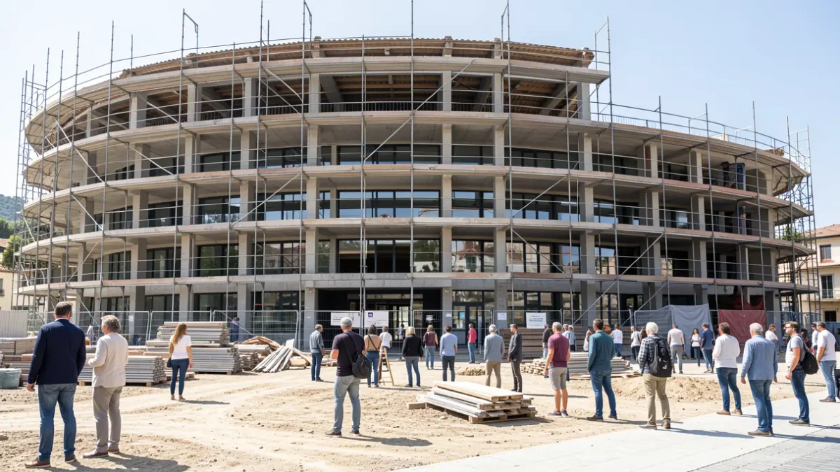 Generic image of the renovation of a historic building into a cultural and youth space.