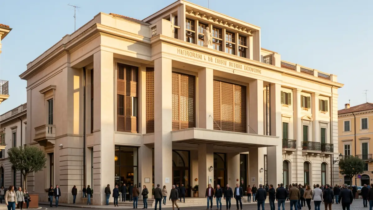 Generic image of a representative modernist building.