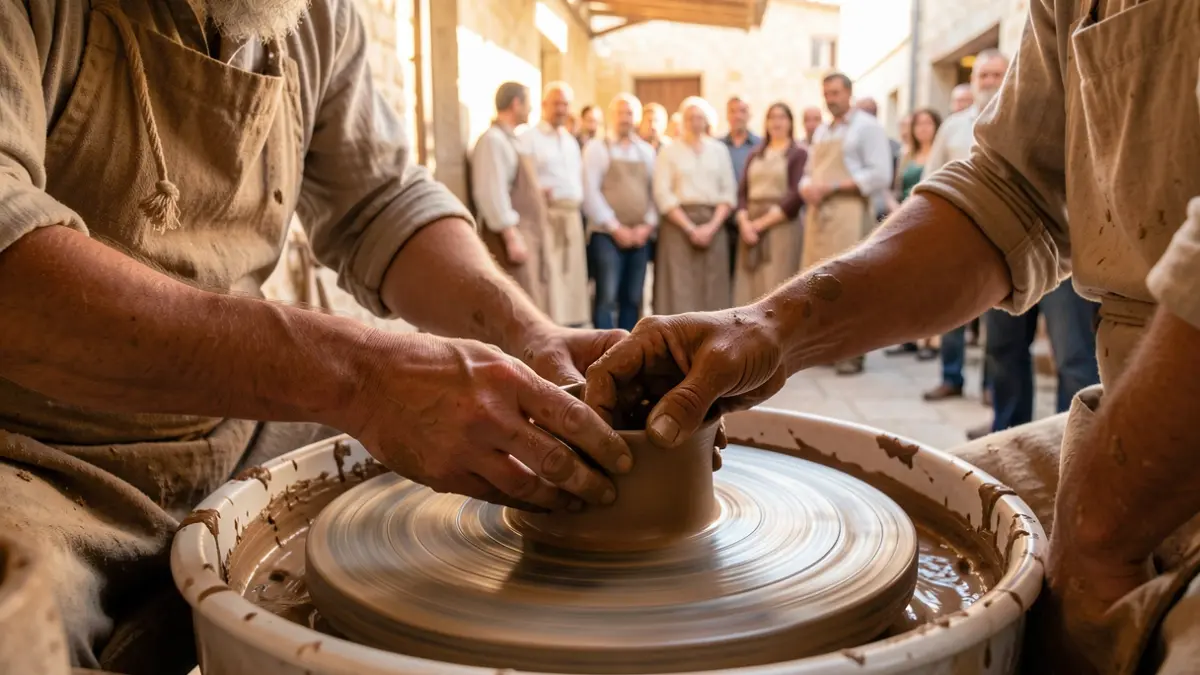 Generic image of artisanal pottery.