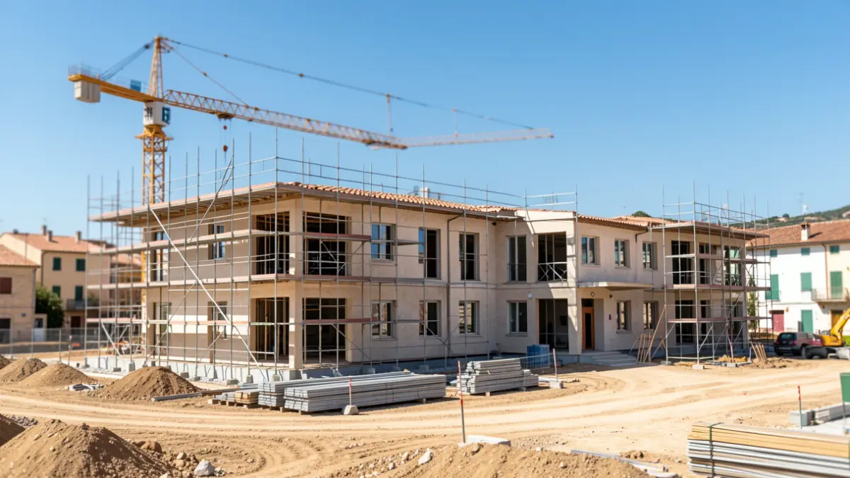 Generic image of a school building under construction.